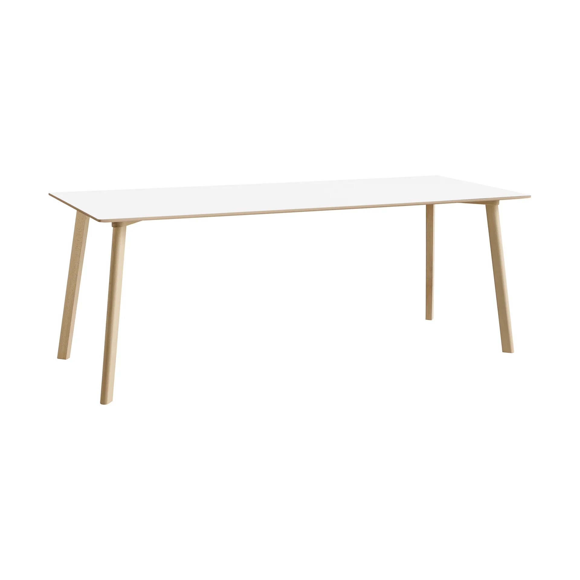 CPH210 Deux 2.0 Tisch 75x200 cm, Pearl white-untreated beech HAY