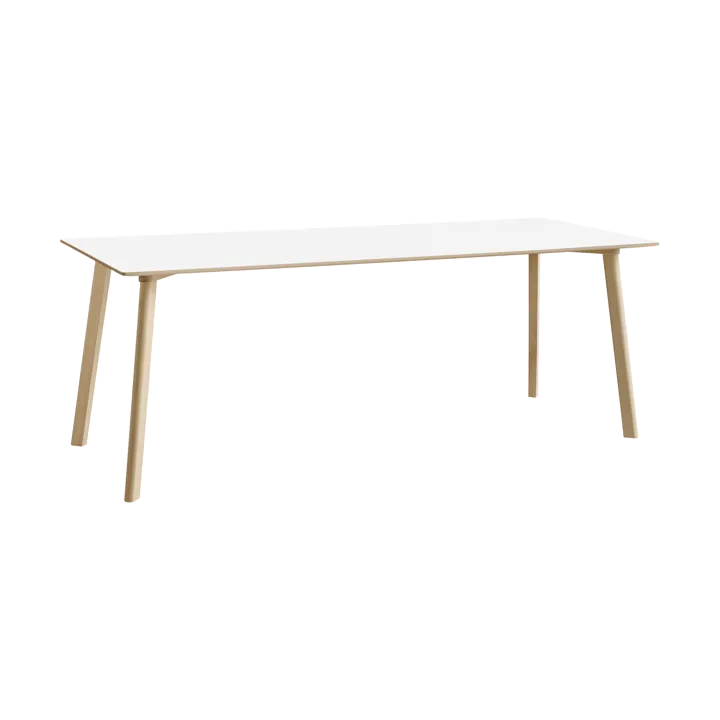 CPH210 Deux 2.0 Tisch 75x200 cm - Pearl white-untreated beech - HAY