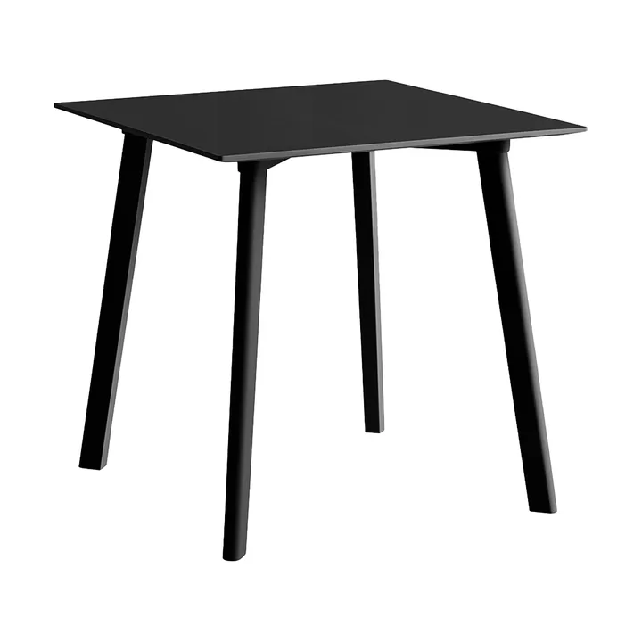 CPH210 Deux 2.0 Tisch 75x75 cm - Black water based-beech - HAY
