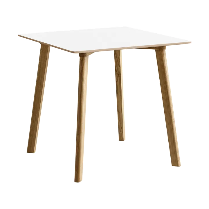 CPH210 Deux 2.0 Tisch 75x75 cm - Pearl white-lacquered oak - HAY