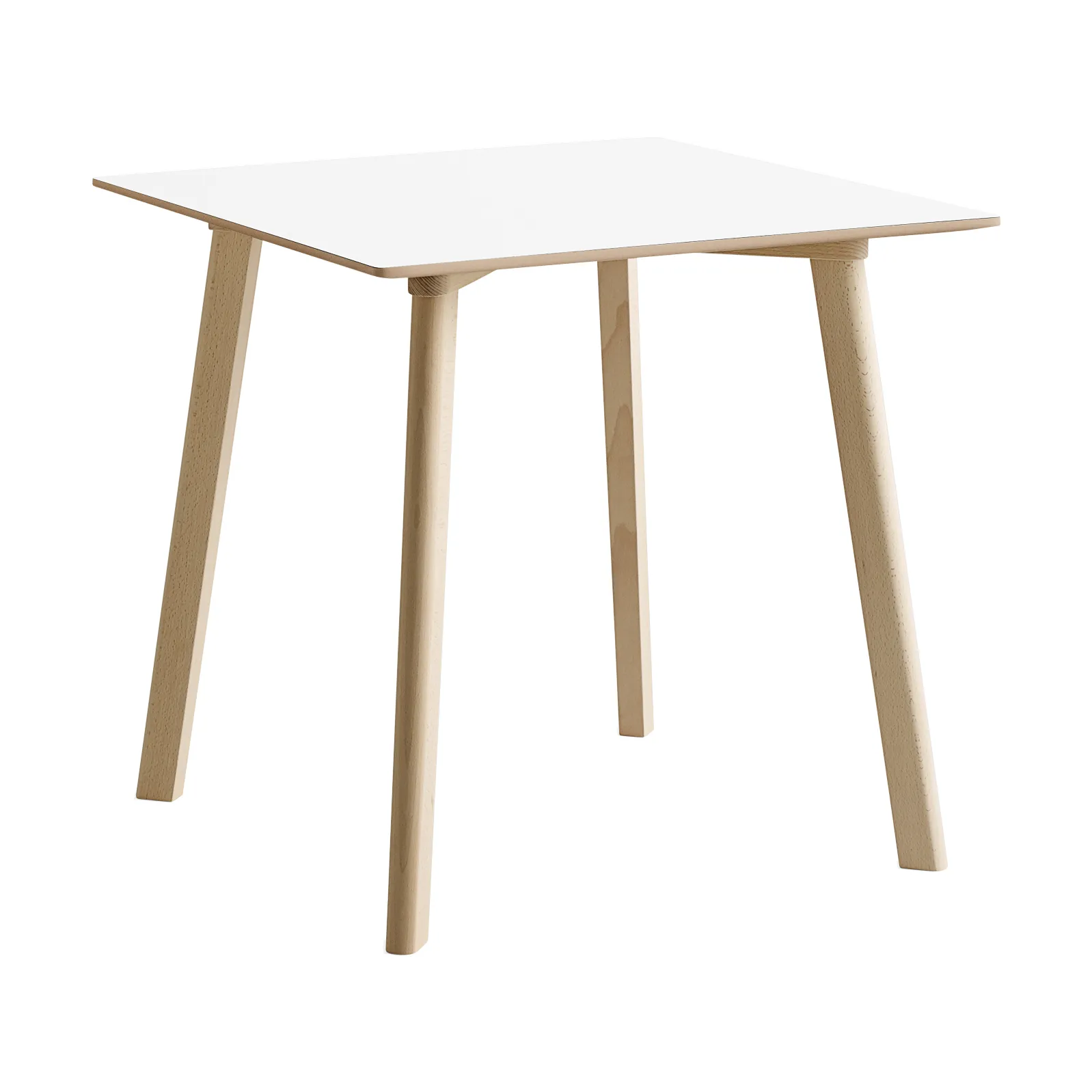 CPH210 Deux 2.0 Tisch 75x75 cm, Pearl white-untreated beech HAY