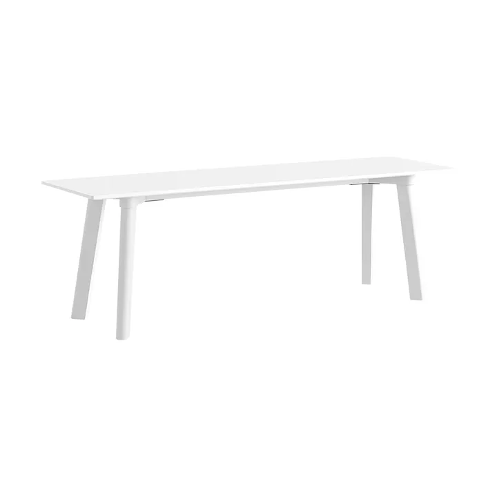 CPH215 Deux 2.0 Bank 140 cm - Pearl white-lacquered beech - HAY
