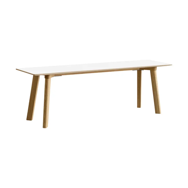 CPH215 Deux 2.0 Bank 140 cm - Pearl white-lacquered oak - HAY