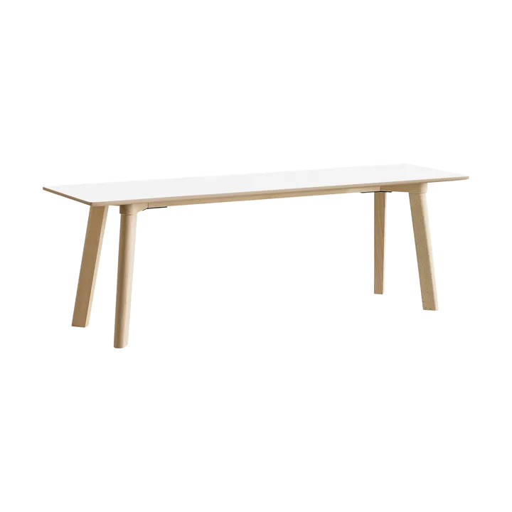 CPH215 Deux 2.0 Bank 140 cm - Pearl white-untreated beech - HAY