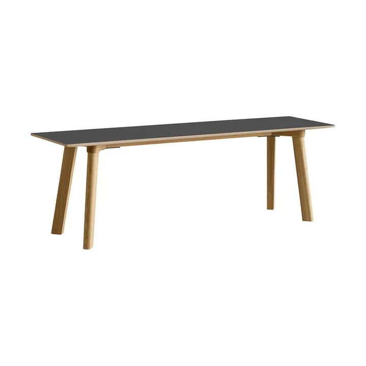 CPH215 Deux 2.0 Bank 140 cm - Stone grey-lacquered oak - HAY