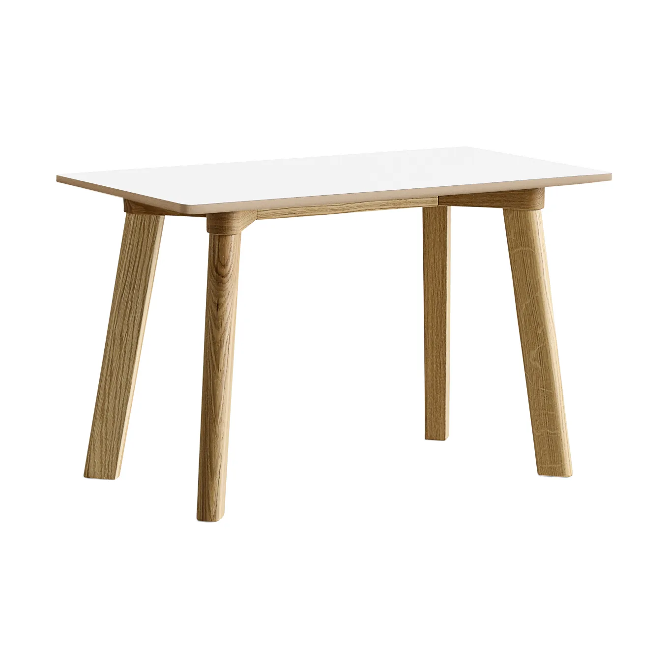 CPH215 Deux 2.0 Bank 75 cm, Pearl white-lacquered oak HAY