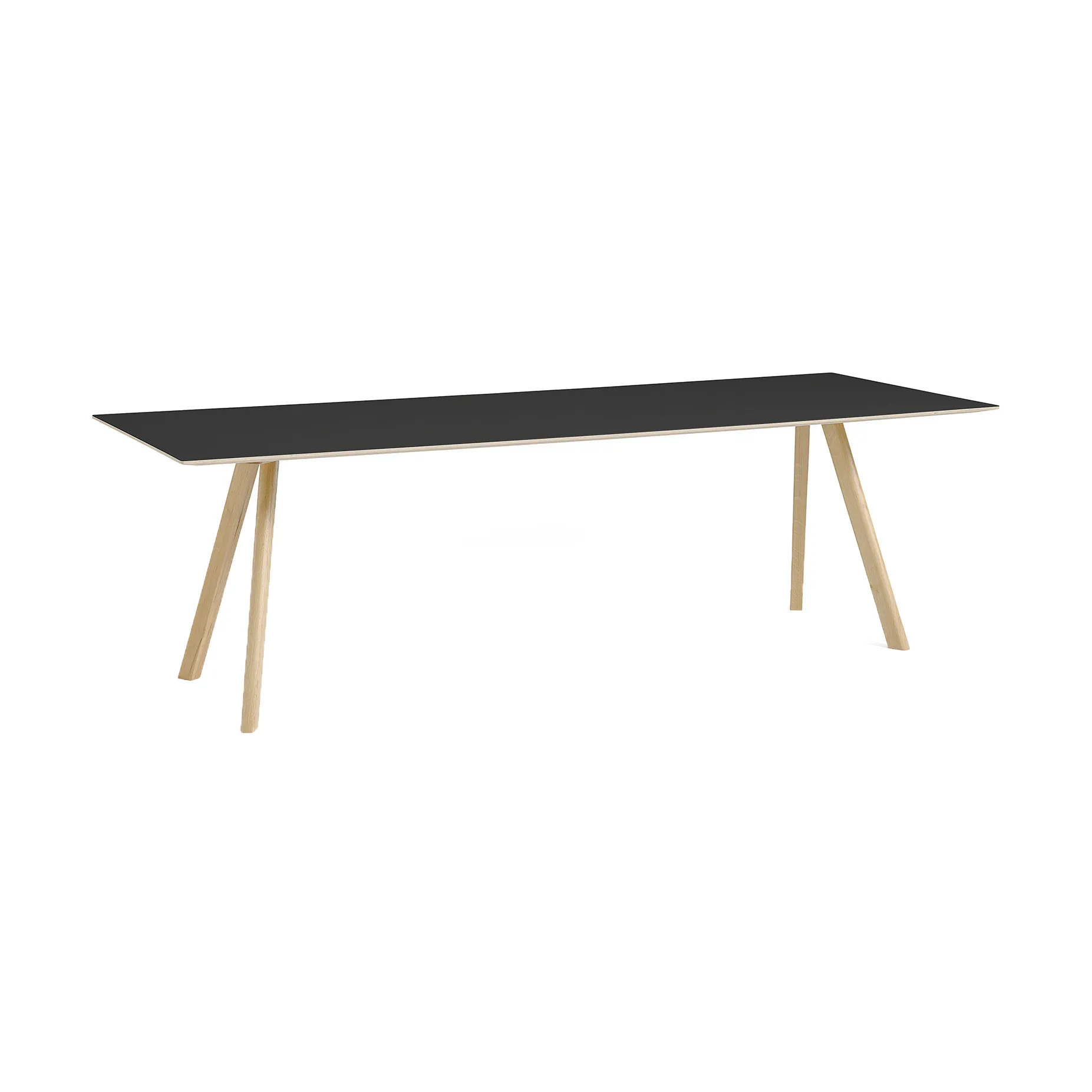 CPH30 2.0 Esstisch 90x250 cm, Black linoleum-lacquered oak HAY