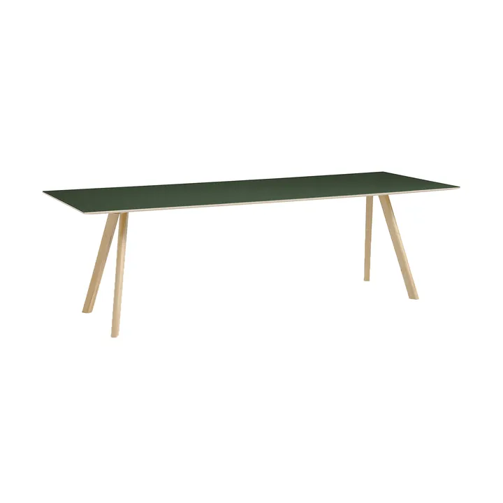 CPH30 2.0 Esstisch 90x250 cm - Green linoleum-lacquered oak - HAY