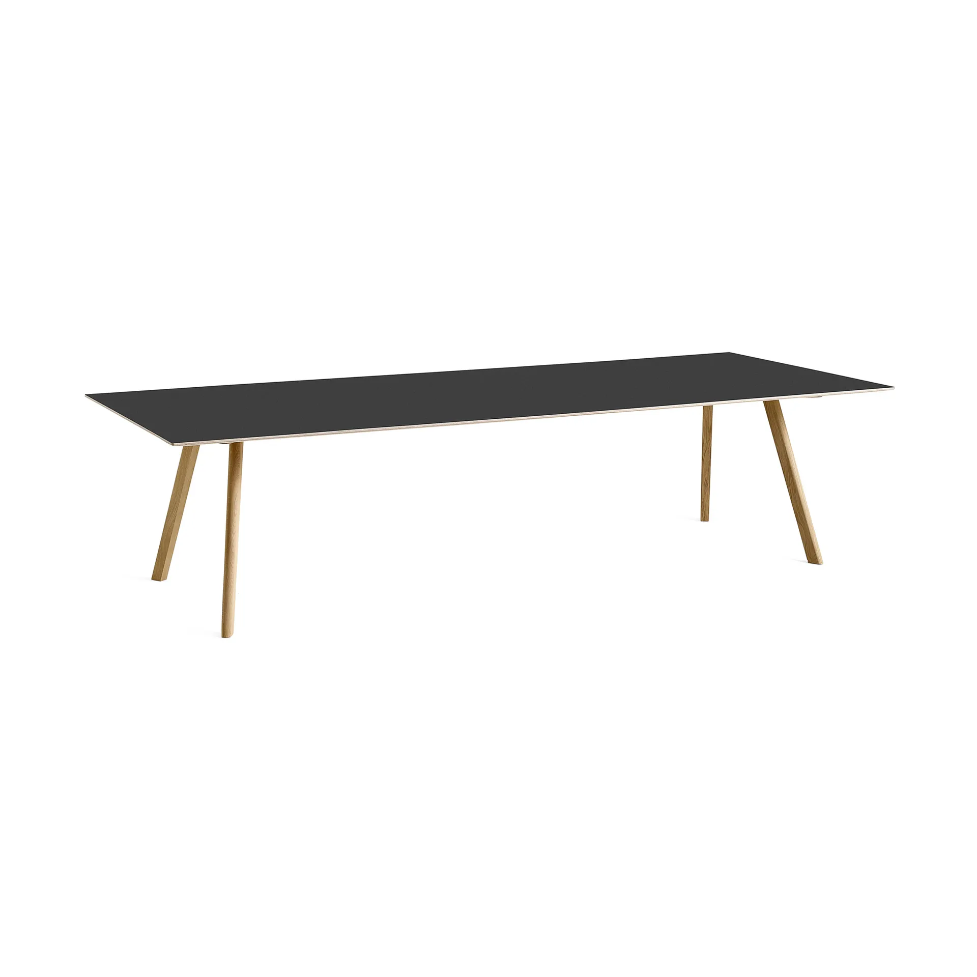 CPH30 2.0 Esstisch 90x300 cm, Black linoleum-lacquered oak HAY