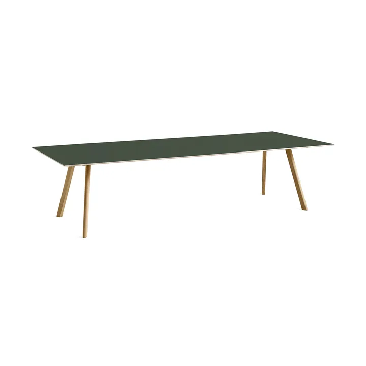 CPH30 2.0 Esstisch 90x300 cm - Green linoleum-lacquered oak - HAY