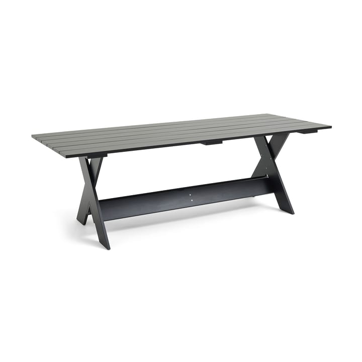 Crate Dining Table Tisch 180x89,5 cm Kiefernholz lackiert - Black - HAY