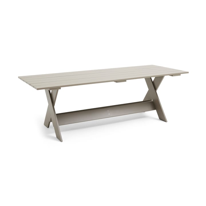 Crate Dining Table Tisch 180x89,5 cm Kiefernholz lackiert - London fog - HAY