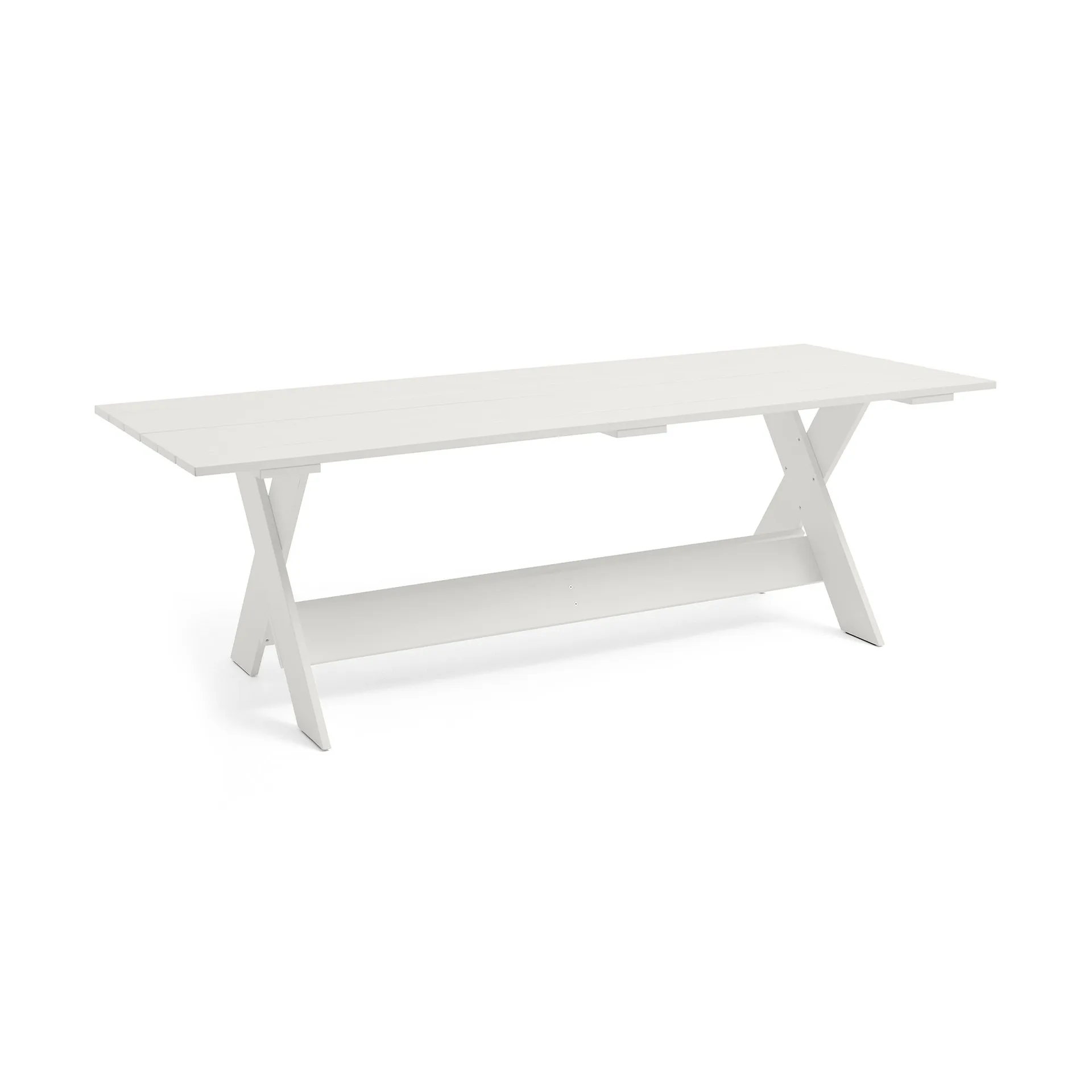 Crate Dining Table Tisch 180x89,5 cm Kiefernholz lackiert, White HAY