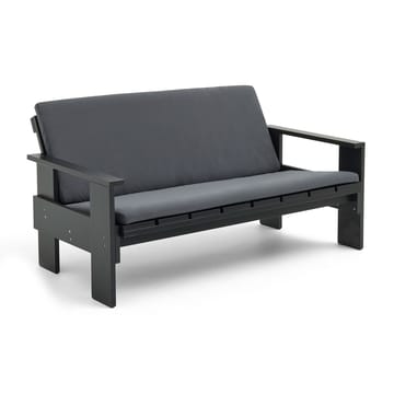 Crate Lounge Sofa Kiefernholz lackiert - Black - HAY