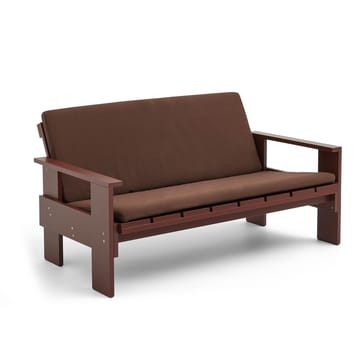 Crate Lounge Sofa Kiefernholz lackiert - Iron red - HAY