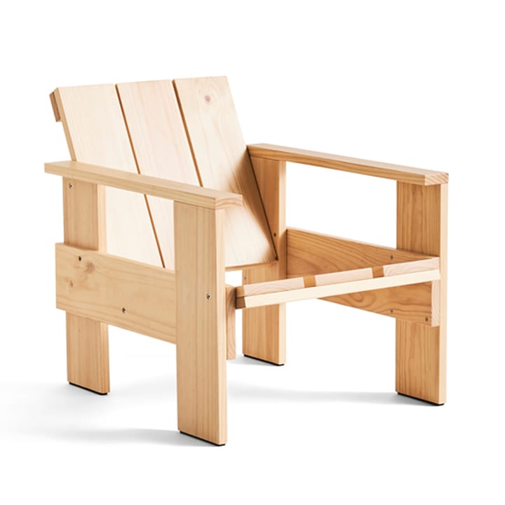 Crate Lounge-Stuhl Kiefernholz lackiert - Natural - HAY