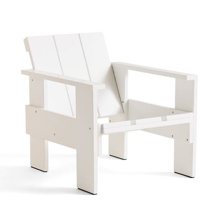 Crate Lounge-Stuhl Kiefernholz lackiert - White - HAY