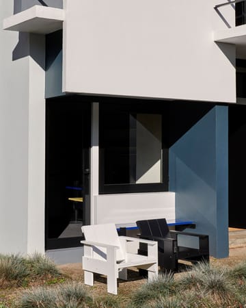 Crate Lounge-Stuhl Kiefernholz lackiert - White - HAY