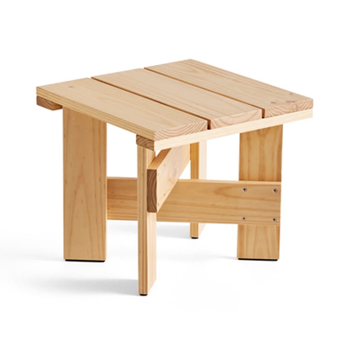 Crate Low Table Tisch 45x45x40 cm Kiefernholz lackiert - Water-based lacquered pinewood - HAY