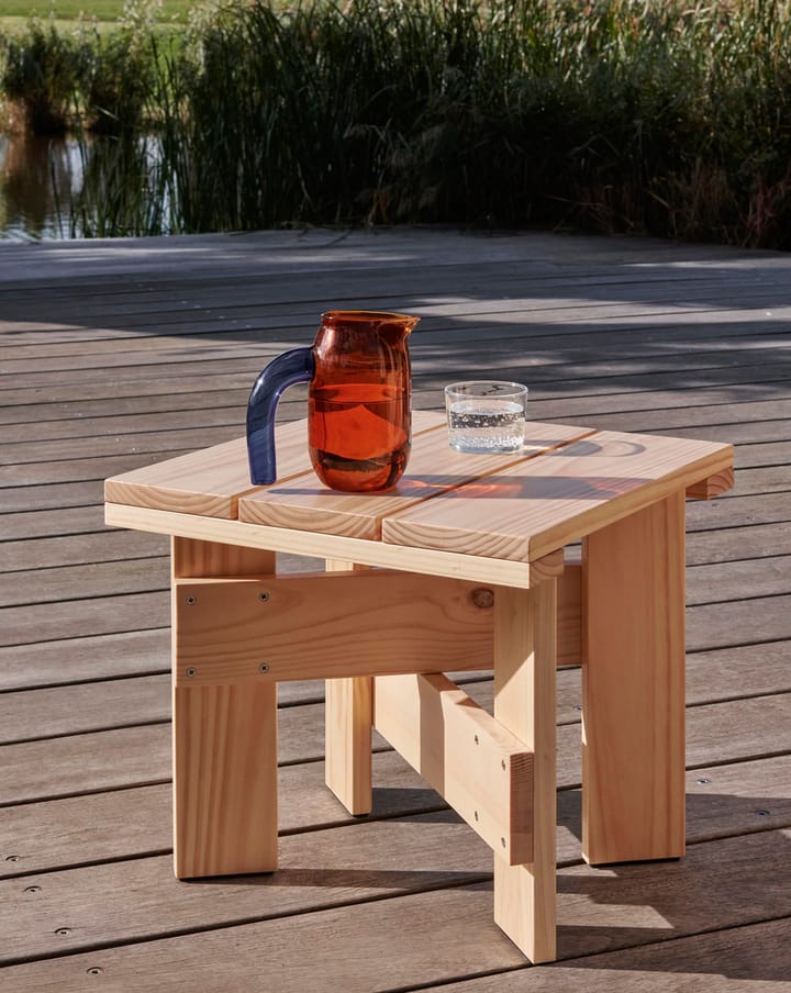 Crate Low Table Tisch 45x45x40 cm Kiefernholz lackiert - Water-based lacquered pinewood - HAY