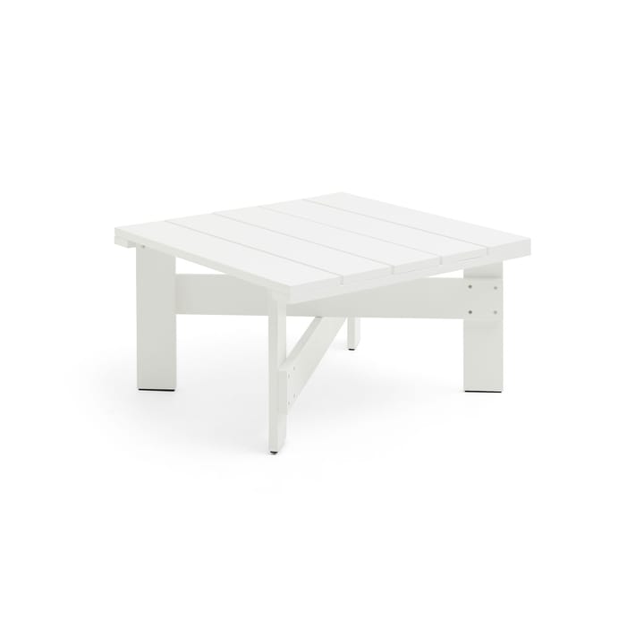 Crate Low table Tisch 75,5x75,5 cm Kiefernholz lackiert - White - HAY