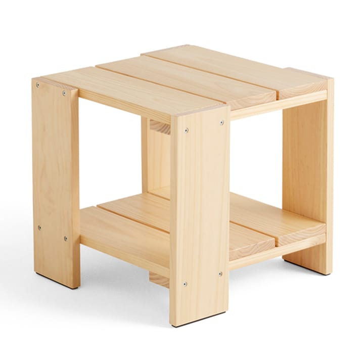 Crate Side Table Tisch 49,5x49,5x45 cm Kiefernholz lackiert - Water-based lacquered pinewood - HAY