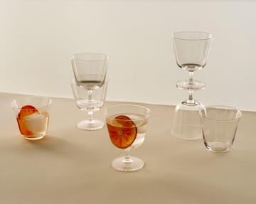 Curve Tumbler Trinkglas 2er-Pack - Clear - HAY