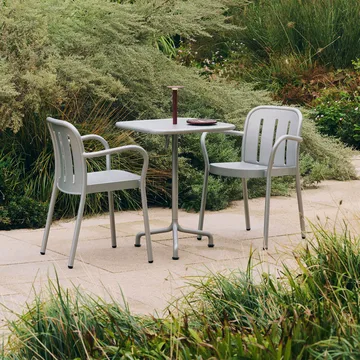 Deville Armlehnstuhl - Silver grey - HAY