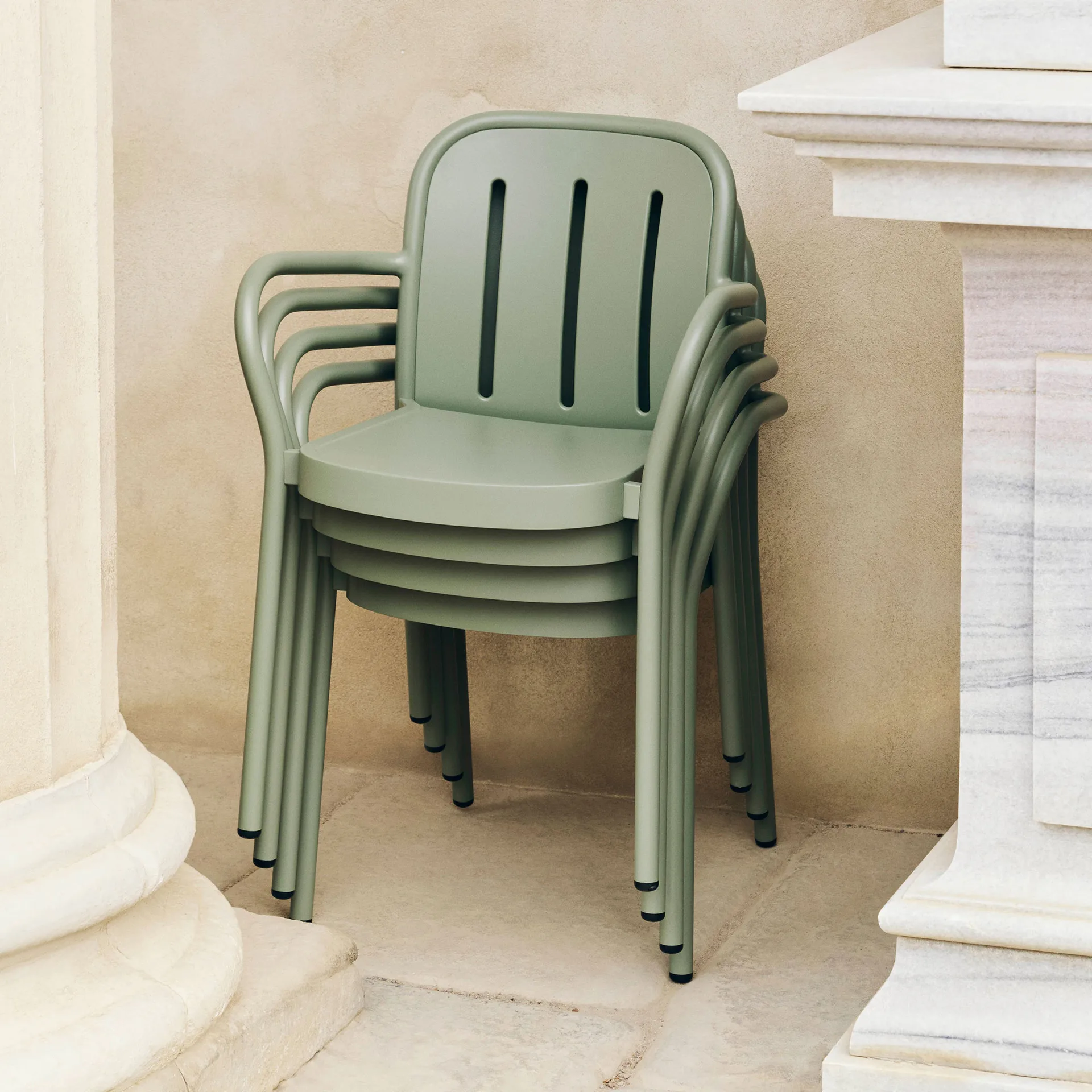 Deville Armlehnstuhl, Thyme green HAY