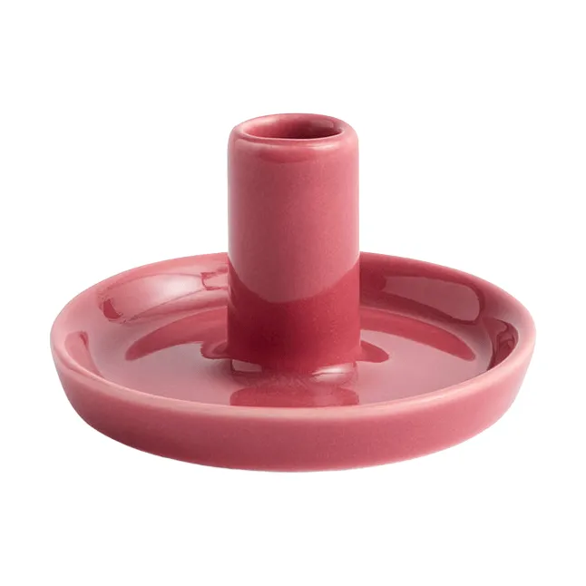 Disc Kerzenhalter - Berry pink, x-small, Ø7x4 cm - HAY