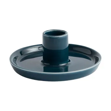 Disc Kerzenhalter - Dark teal, small, Ø10x4,8 cm - HAY