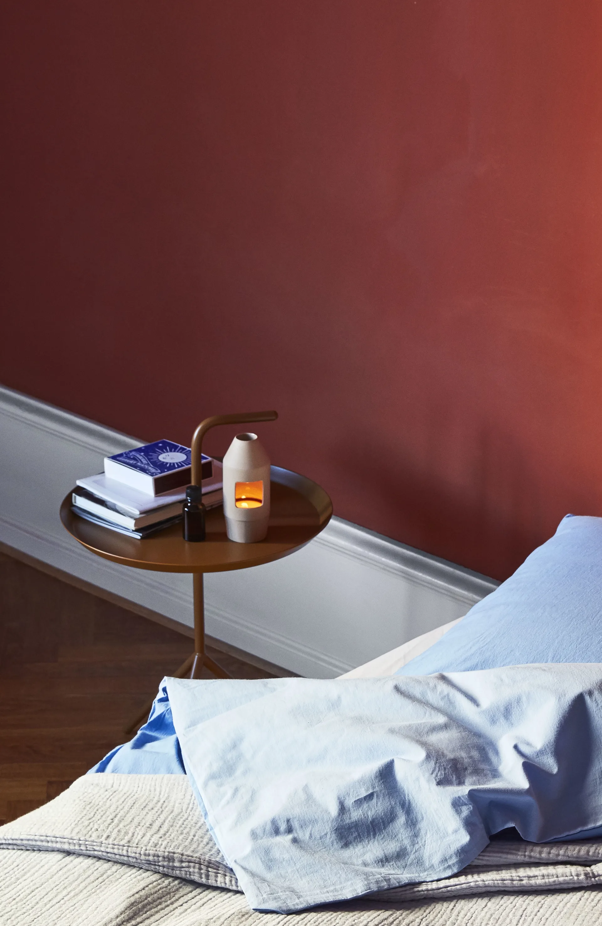 DLM Beistelltisch Ø38 cm, Toffee HAY