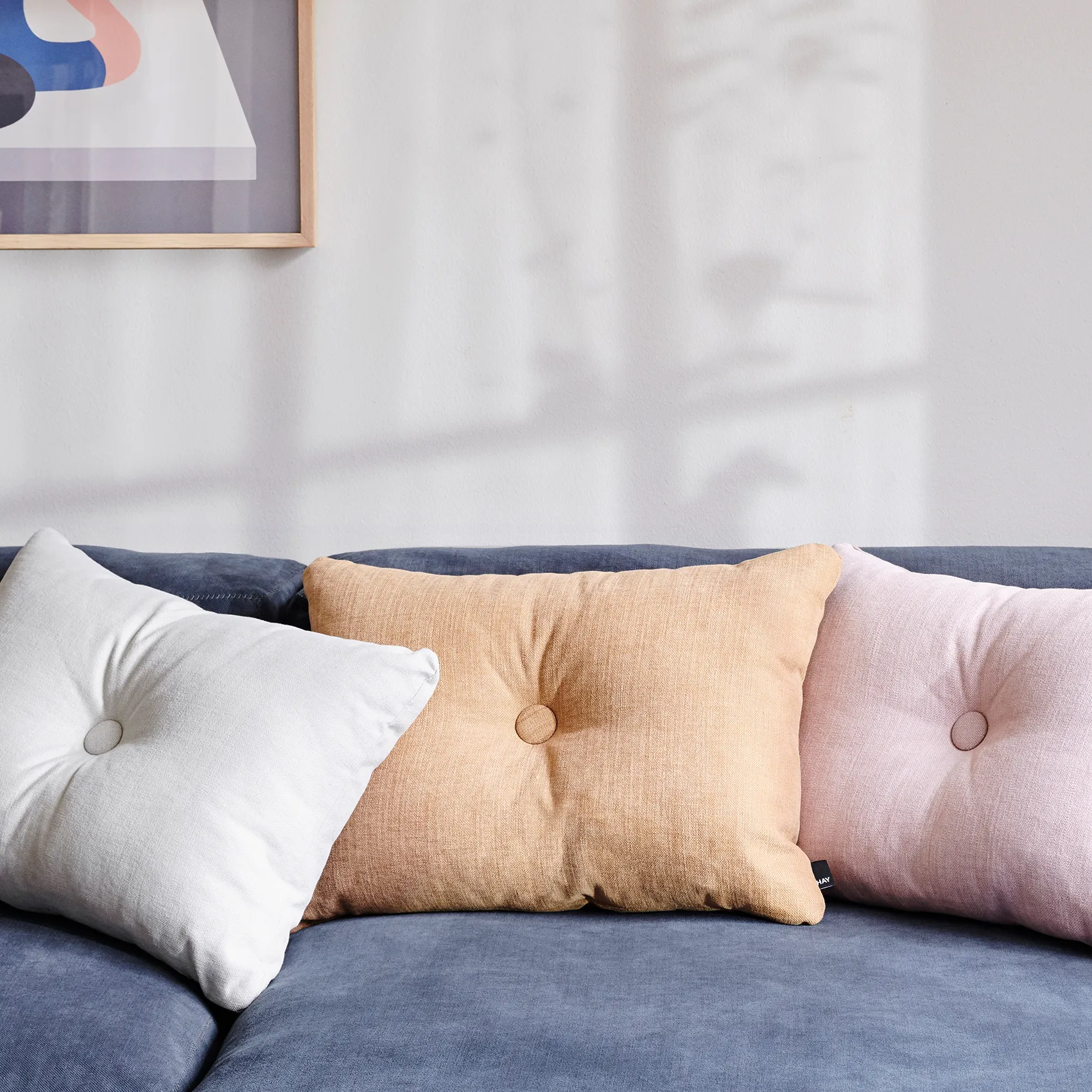 Dot Cushion Tint 1 Dot Kissen 45 x 60cm, Light grey HAY