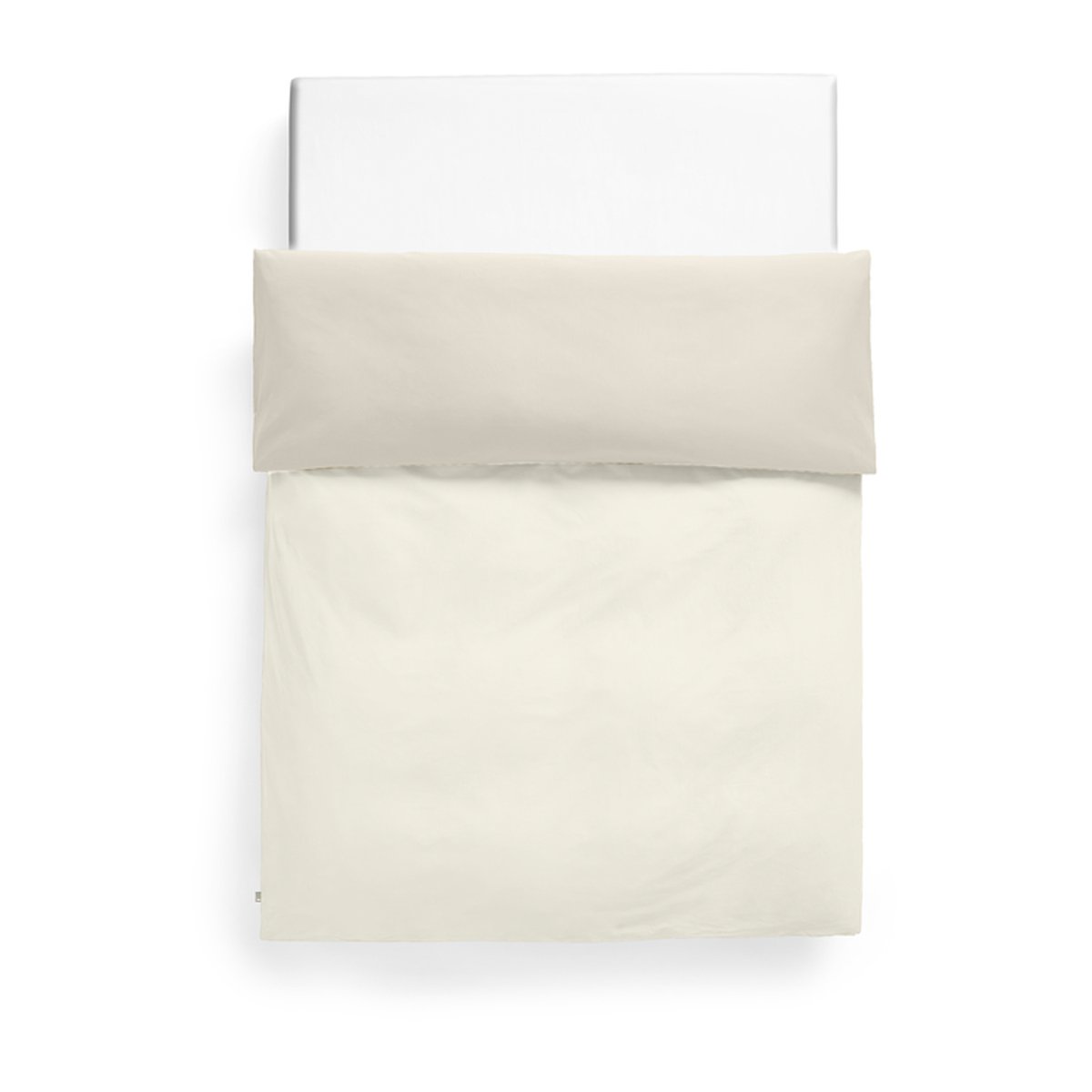 HAY Duo Bettbezug 150 x 210 cm Ivory | Skandinavisches Design | Deckenbezüge | Beige