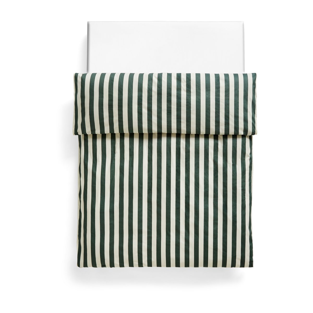 HAY Été Bettbezug 220 x 220 cm Dunkelgrün | Skandinavisches Design | Deckenbezüge | Grün