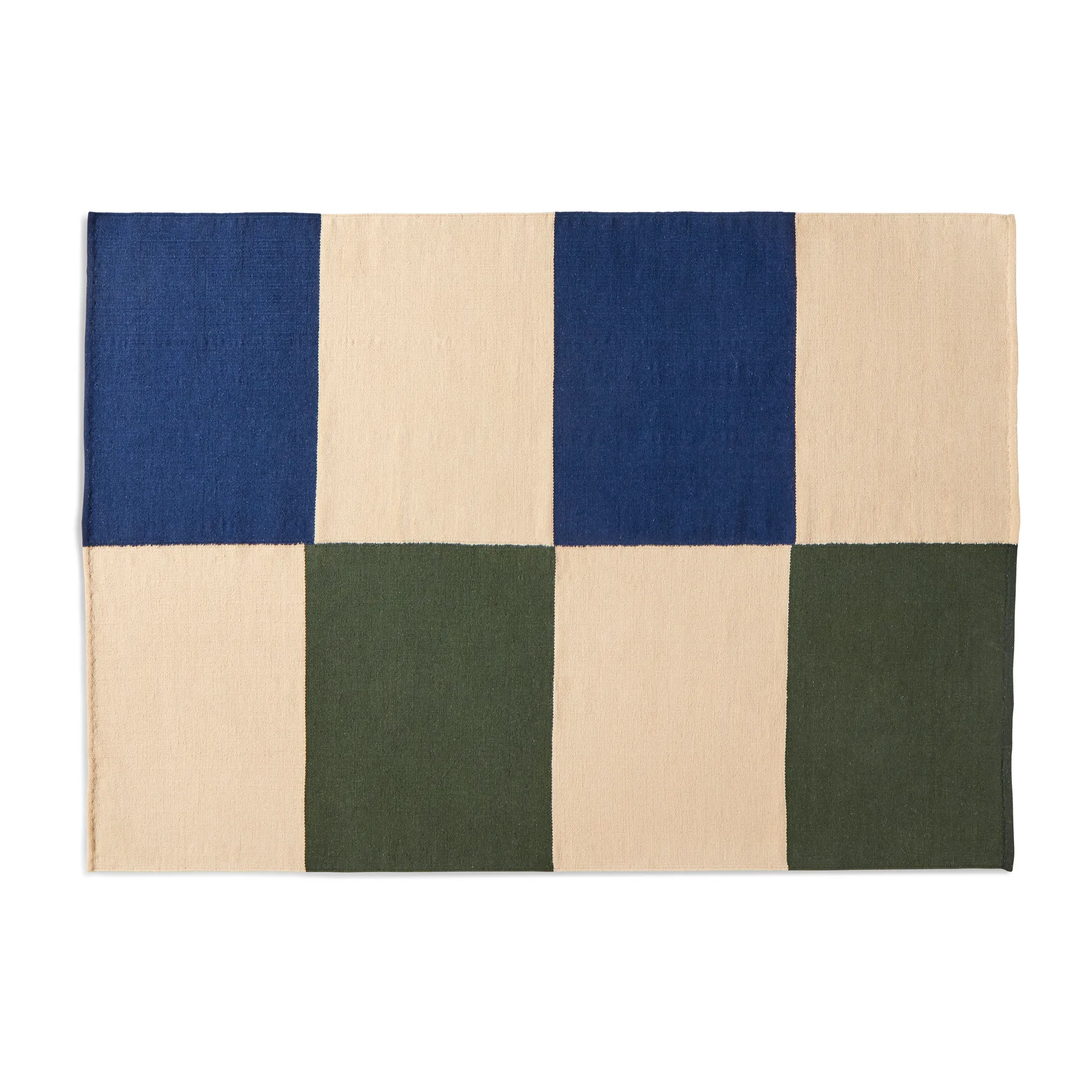 Ethan Cook Flat Works Teppich 170 x 240cm, Peach green check HAY