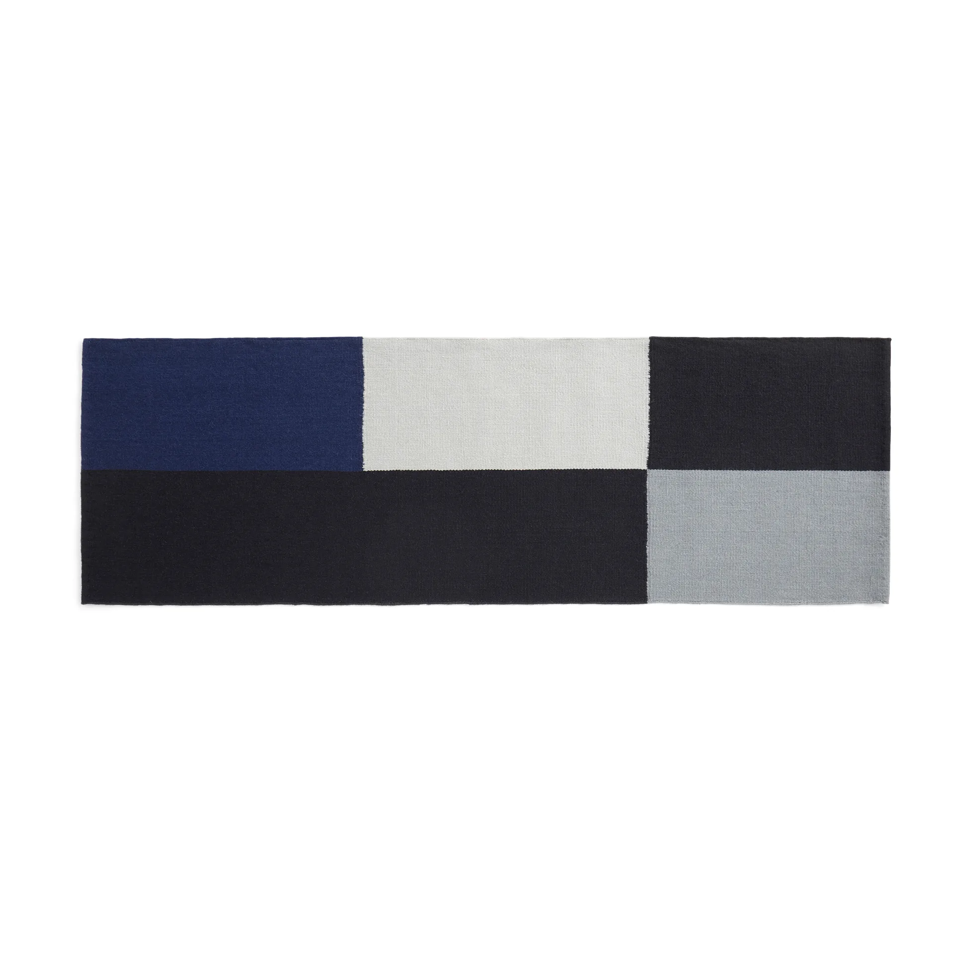 Ethan Cook Flat Works Teppich 80 x 250cm, Black-blue HAY