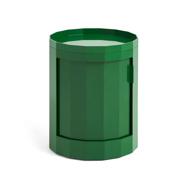 Facet Cabinet 100 Beistelltisch - Spinach green - HAY