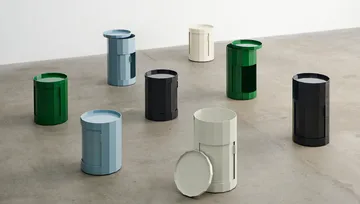 Facet Cabinet 100 Beistelltisch - Spinach green - HAY