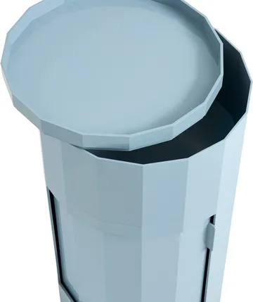 Facet Cabinet 110 Beistelltisch - Misty blue - HAY