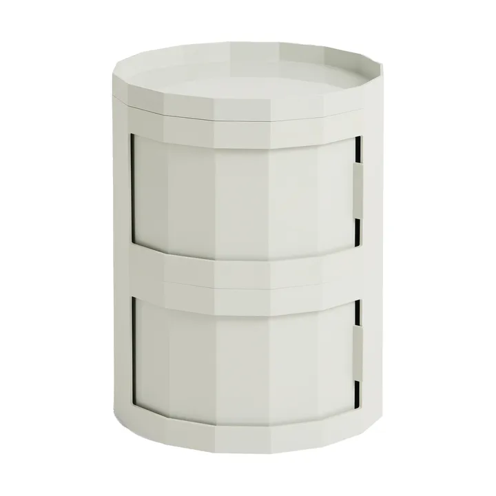 Facet Cabinet 20 Beistelltisch - Misty grey - HAY