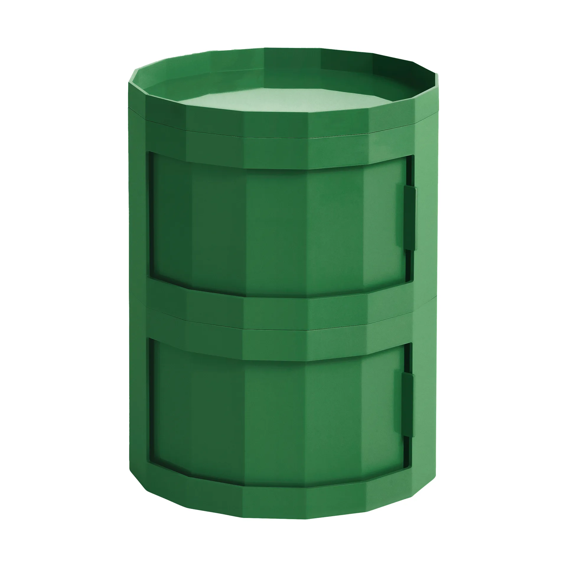 Facet Cabinet 20 Beistelltisch, Spinach green HAY