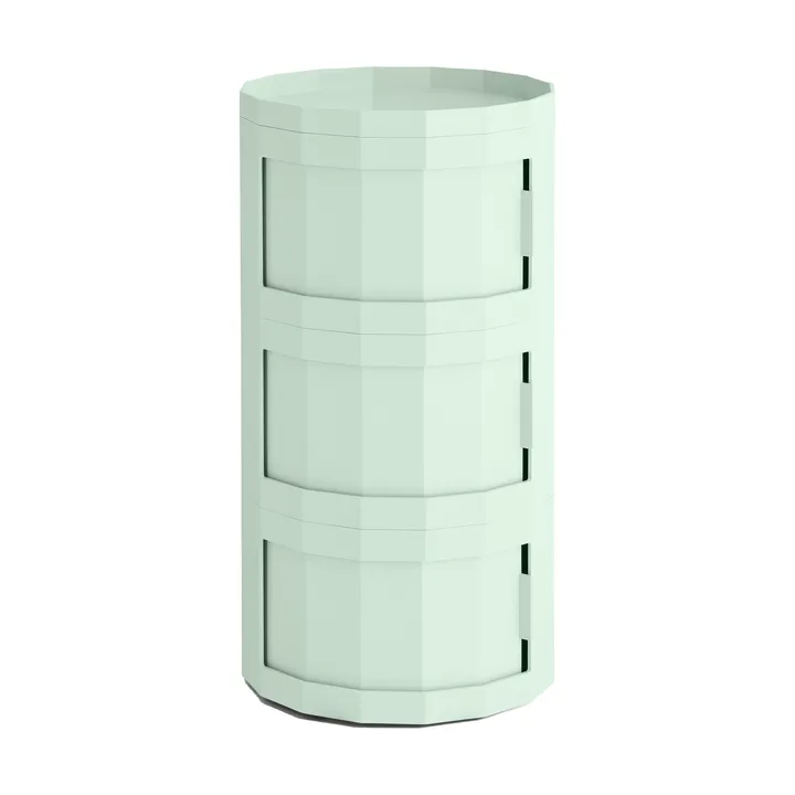 Facet Cabinet 30 Beistelltisch - Soft mint - HAY