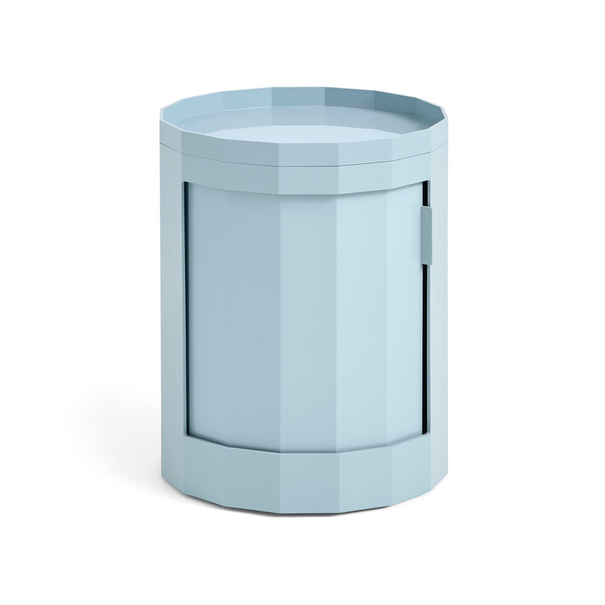 HAY Facet Cabinet low Beistelltisch 49 cm Misty blue