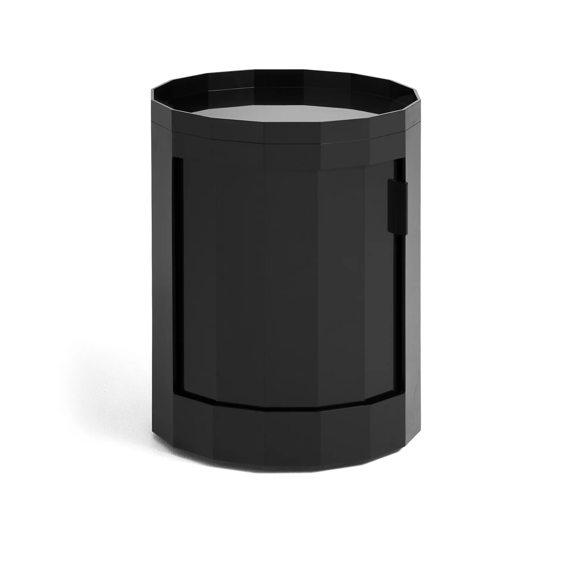 Facet Cabinet low Beistelltisch Füße/Räder 49 cm, Anthracite HAY