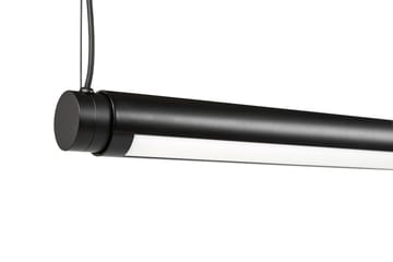 Factor Linear Suspension Pendelleuchte 1500 Diffused - Soft black - HAY