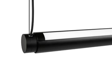 Factor Linear Suspension Pendelleuchte 1500 Diffused - Soft black - HAY