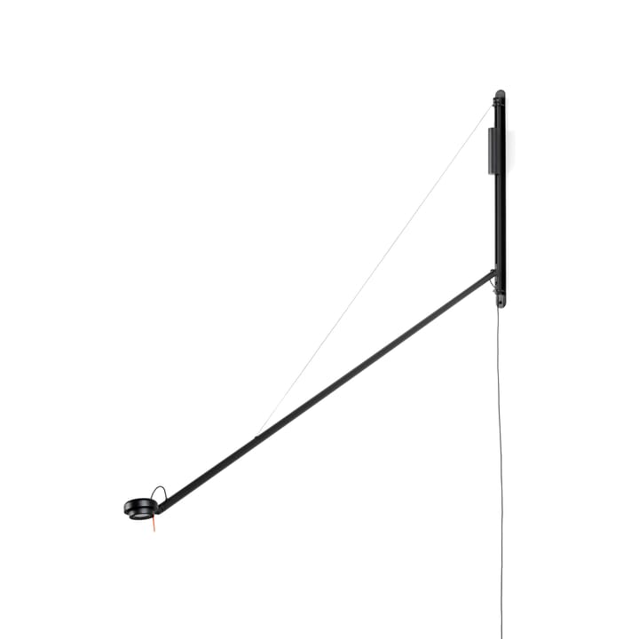 Fifty-Fifty Wandleuchte, Soft black HAY