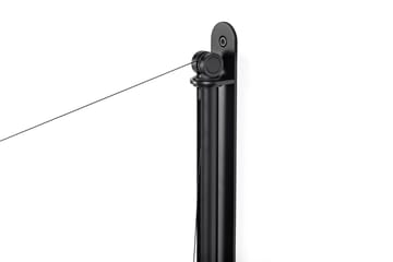 Fifty-Fifty Wandleuchte - Soft black - HAY