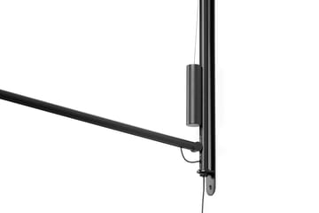 Fifty-Fifty Wandleuchte - Soft black - HAY